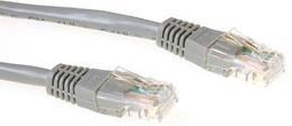 ACT CAT5E U/UTP netwerkkabel  2 meter - Grijs