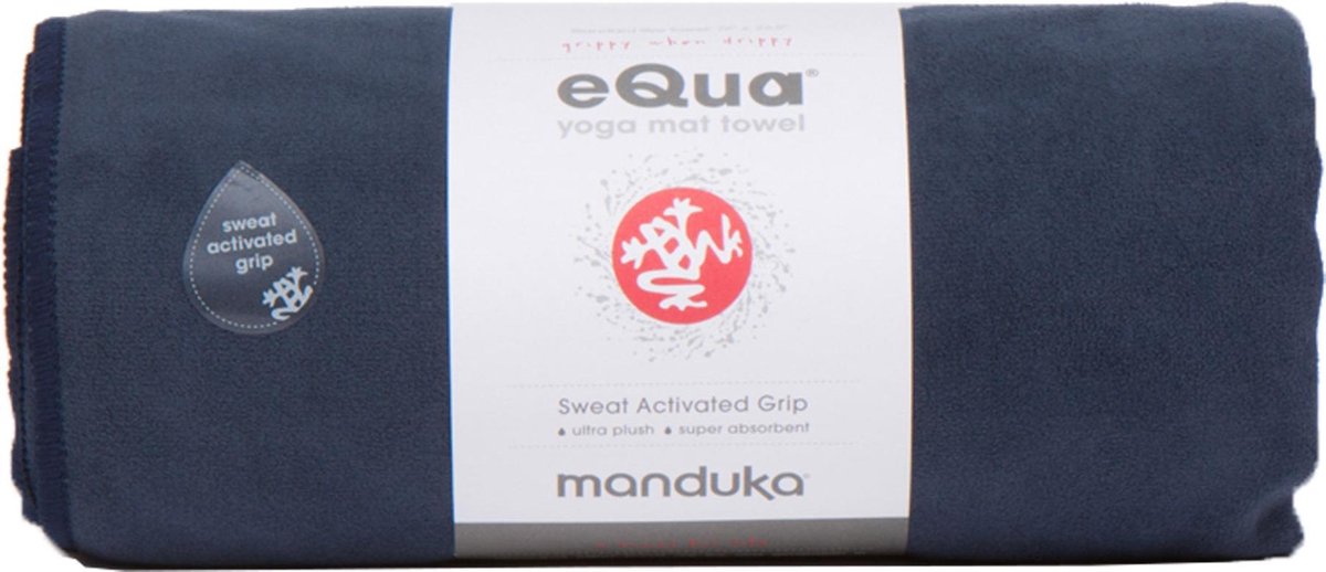 Manduka eQua Yoga Towel - 183 cm - Midnight
