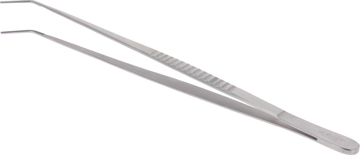 De Buyer Presentatietang - Gebogen Punt - 35cm - Rvs