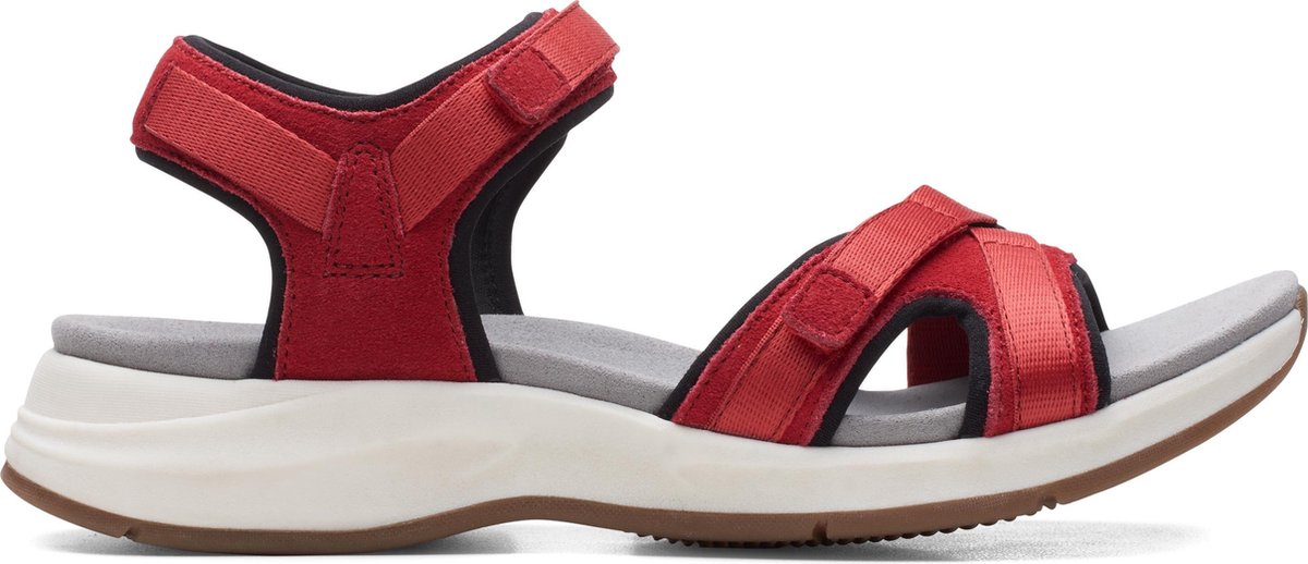 Clarks - Dames schoenen - Solan Drift - D - red combi - maat 5