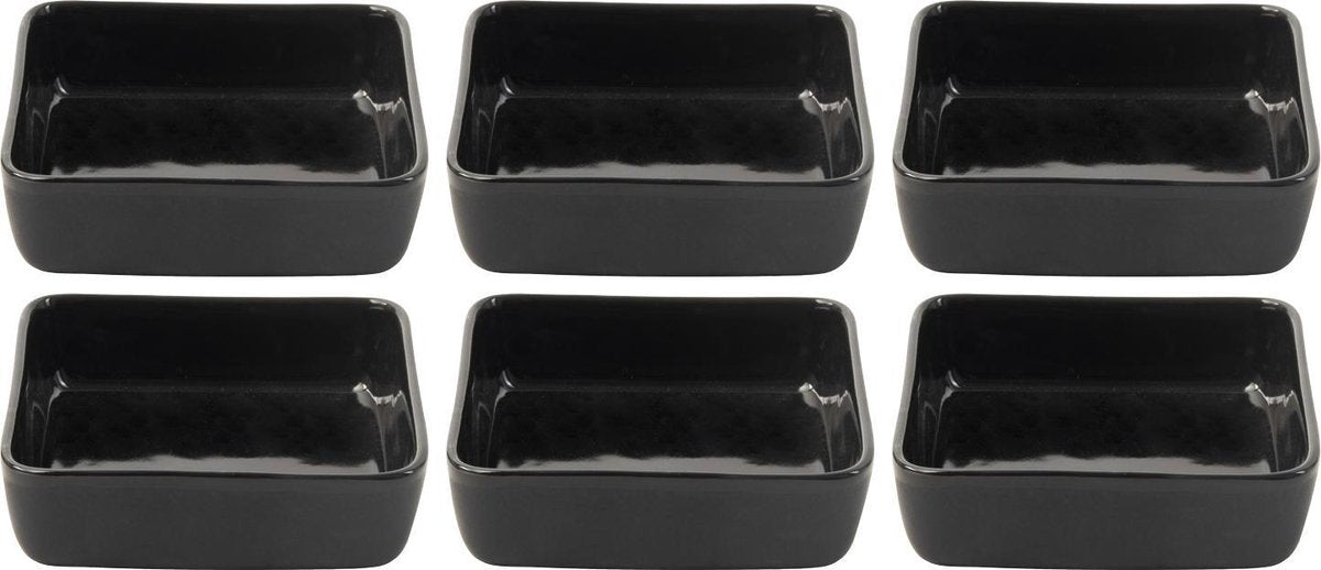 Vierkant Schaaltje 10x10cm Table Tales Gracieux - set 6 stuks