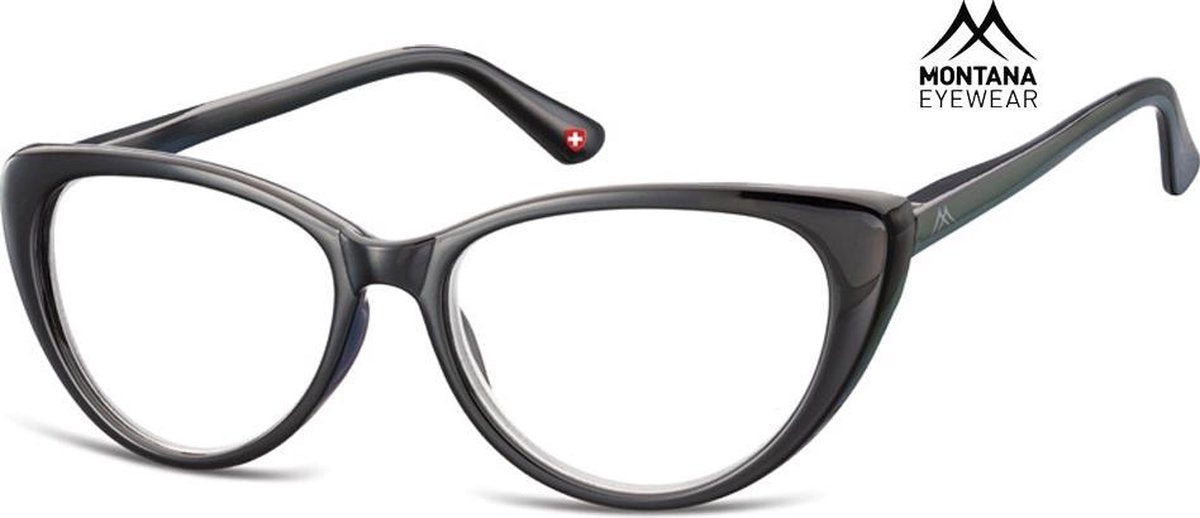 Montana Eyewear MR64 Leesbril vlindermontuur +1.50 - Zwart