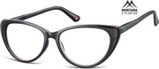 Montana Eyewear MR64 Leesbril vlindermontuur +1.50 - Zwart