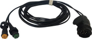 Aspock hoofdkabel - 4 meter lang - 13-polig - voorzien van 2x 5-polige connector