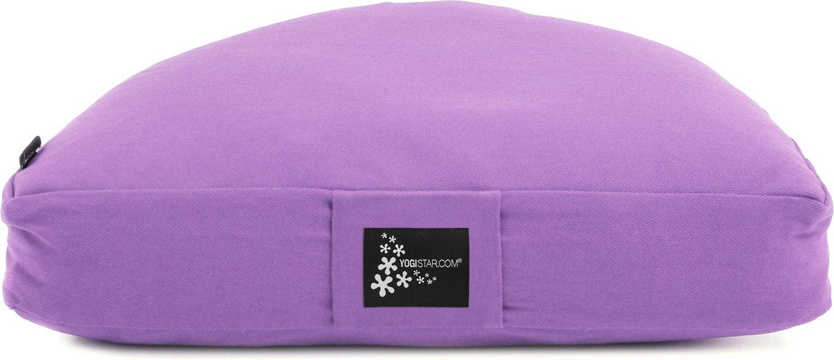 Meditatiekussen - halve maan lilac Meditatiekussen YOGISTAR