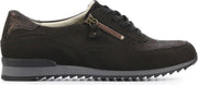 Waldlaufer Vrouwen Leren Panterprint Lage sneakers / Damesschoenen 370013  - Bruin - Maat 41