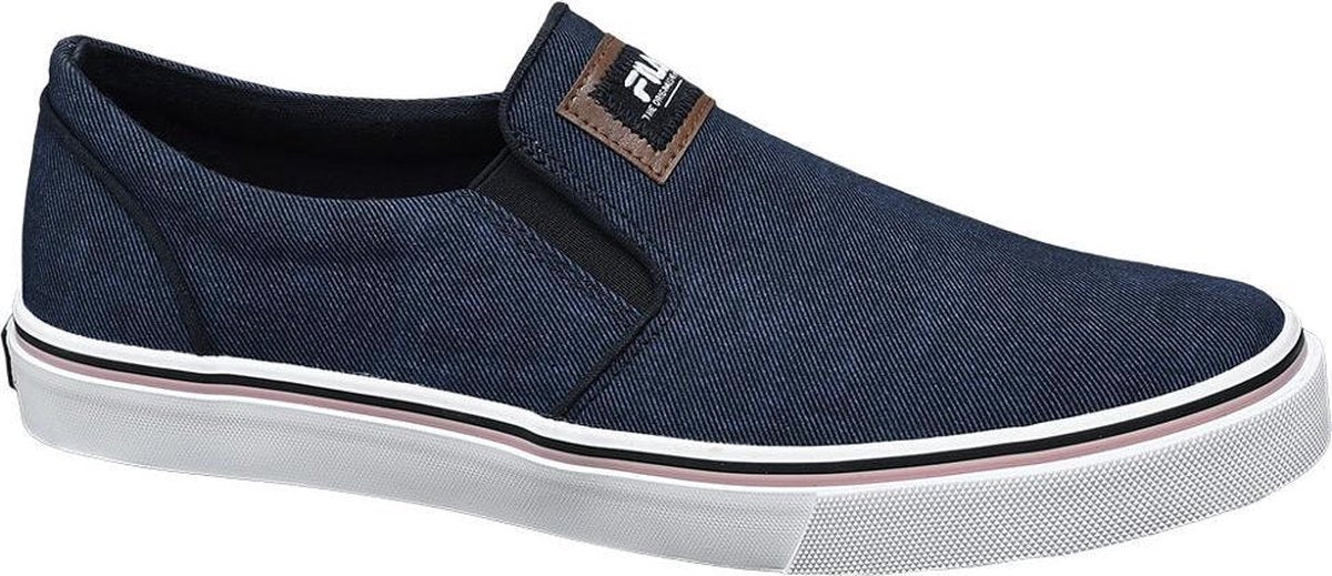 FILA Heren Blauwe canvas slip on - Maat 44