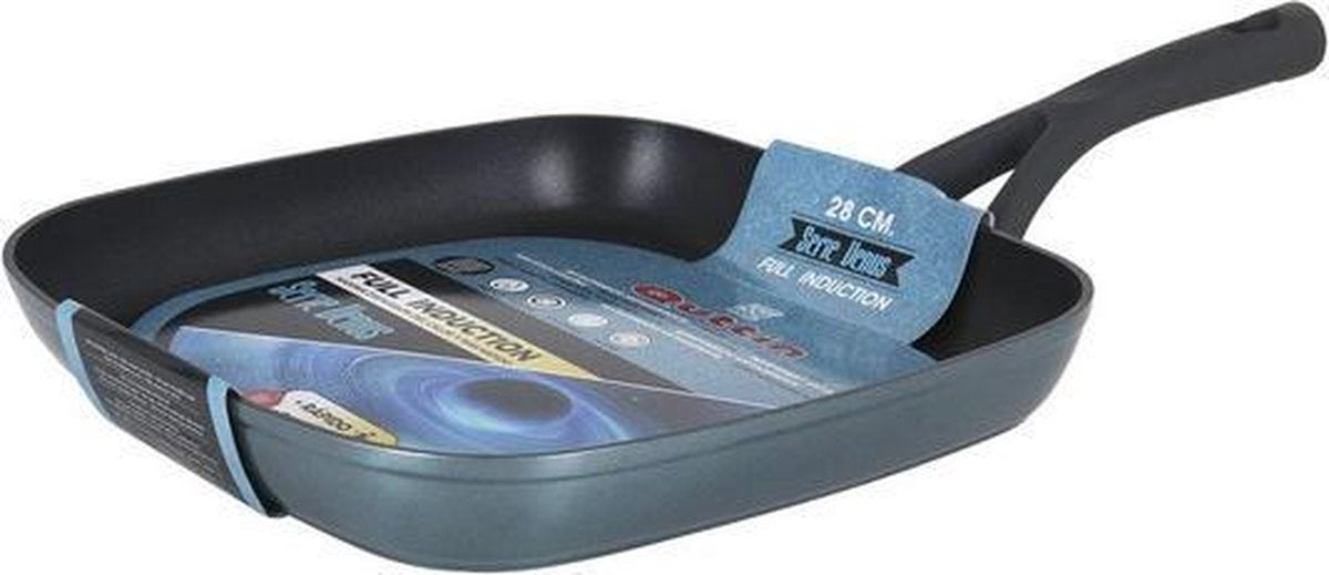 Non-stick Pan Venus Quttin Soft Touch Hardened Aluminum Metal (29 X 49.5 Cm)