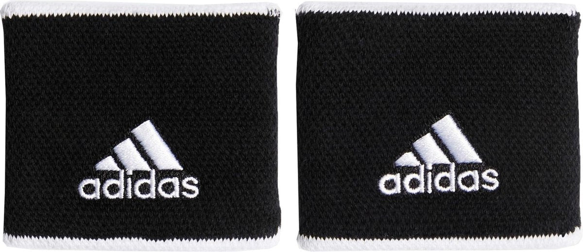 adidas Tennis Polsband Small - Unisex - Zwart - maat: One size -