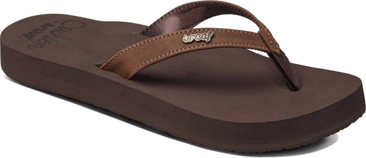 Reef Cushion Luna Dames Slippers - Brown - Maat 41