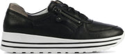 Waldlaufer Vrouwen Leren Lage sneakers / Damesschoenen 758009 - Zwart - Maat 37.5