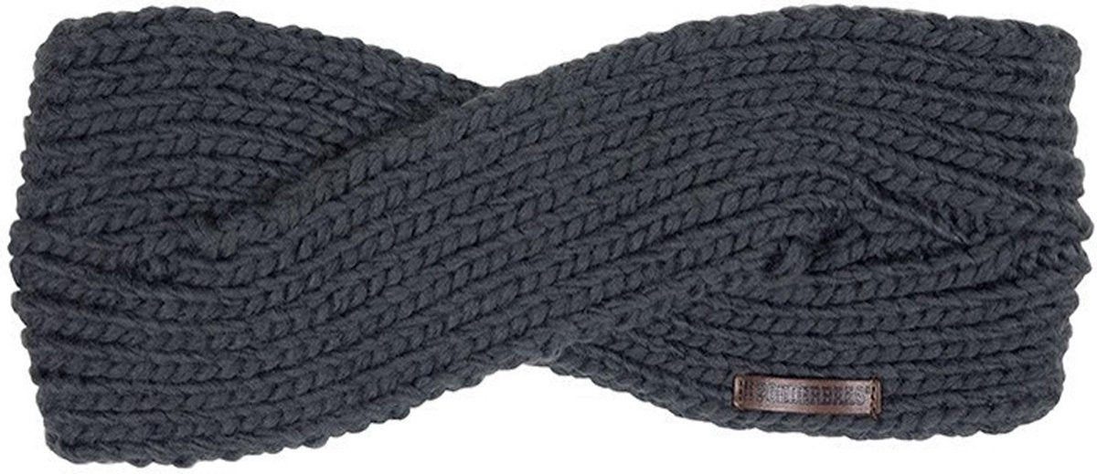 Poederbaas Hoofdband (Sport) - Maat One size  - Unisex - donkergrijs