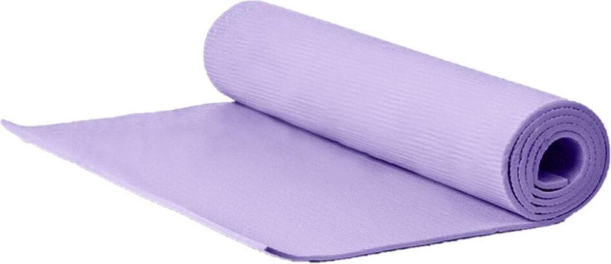 Yogamat/fitness mat lila 173 x 60 x 0.6 cm - Sportmat/pilatesmat - Thuis sporten
