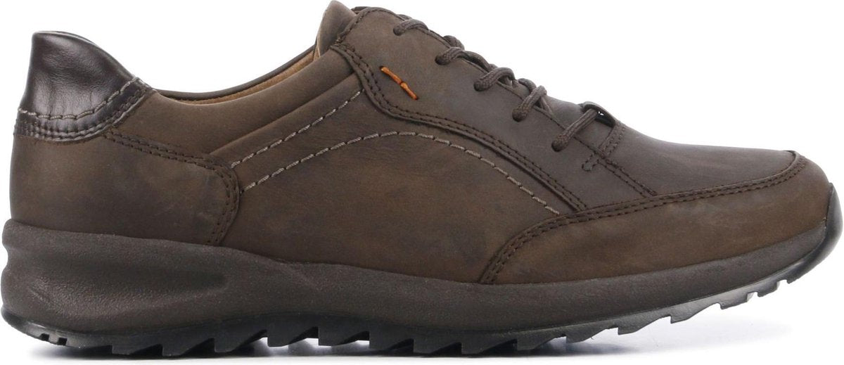 Waldlaufer Mannen Nubuck Lage sneakers / Herenschoenen 388001 - Bruin - Maat 42.5