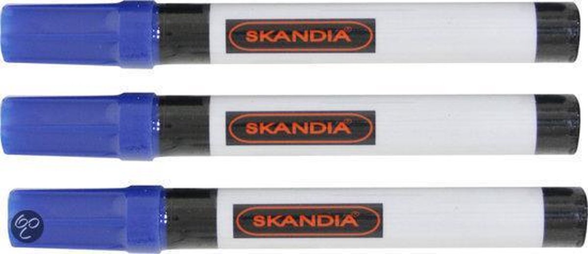 Skandia Viltstiften - Blauw - 3 Stuks