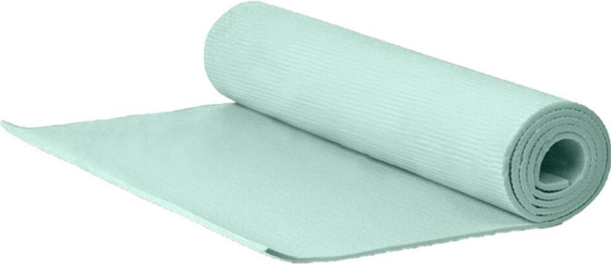 Yogamat/fitness mat groen 183 x 60 x 1 cm - Sportmat/pilatesmat - Thuis sporten