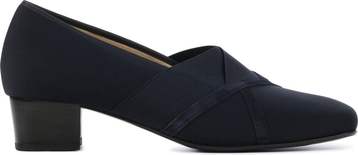 Hassia Vrouwen Textiel  Pumps / Damesschoenen Blokhak hoogte 2.5 - 4.5 cm   - 303339 - Blauw - Maat 40