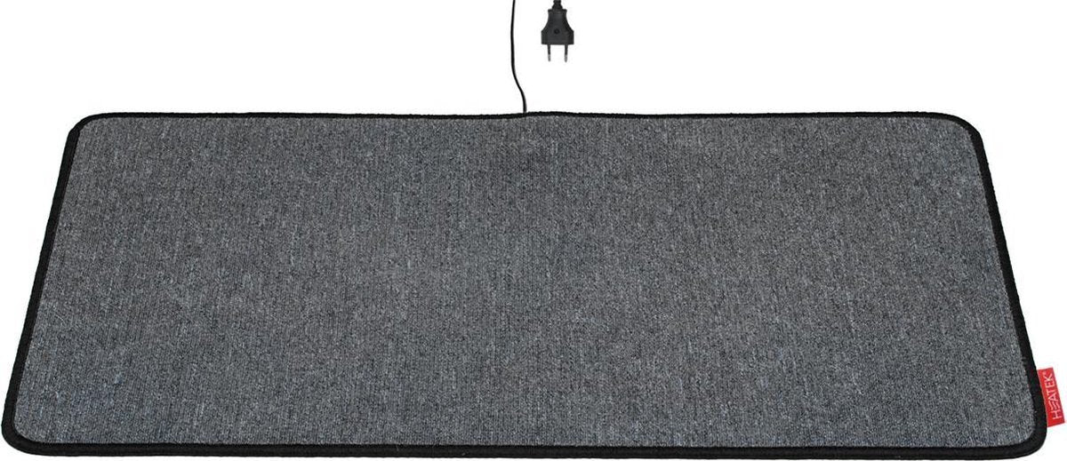 Heatek ComfortFamily - Verwarmde voetenmat - 110x60cm - Lichtgrijs