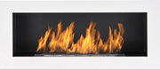 Witte Bio Ethanol Haard 90 x 40 CM Hangend of Inbouw Bioethanolhaarden.com