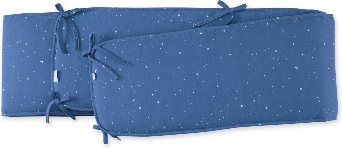 BEMINI  Parkomrander 75x95x28cm Sterretjesprint denimblau Shade Pady jersey