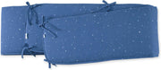 BEMINI  Parkomrander 75x95x28cm Sterretjesprint denimblau Shade Pady jersey