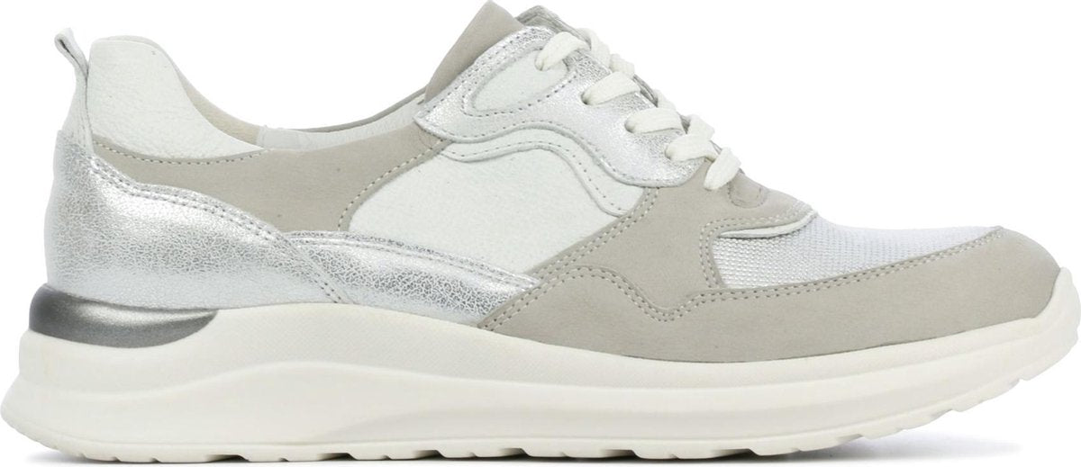 Waldlaufer Vrouwen Leren Lage sneakers / Damesschoenen 760002 - Wit - Maat 42