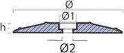 Zink Roer anode met RVS schroef 90mm (TEN00102E)