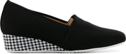 Hassia Vrouwen Textiel Instapschoenen / Damesschoenen / Instapper 303283 - Zwart - Maat  40.5