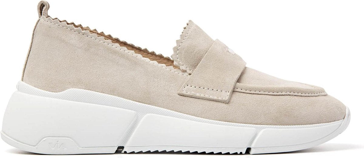 VIA VAI Celina Loavy Loafers - Instappers - Beige - Maat 41