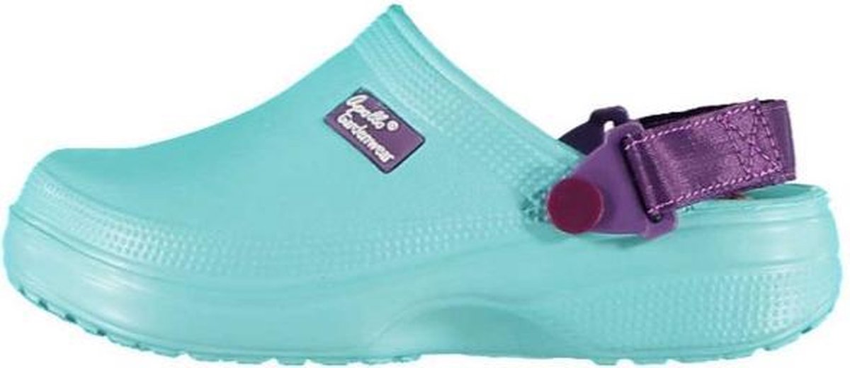 Apollo Tuinklompen Meisjes Rubber Blauw/paars Maat 29-30