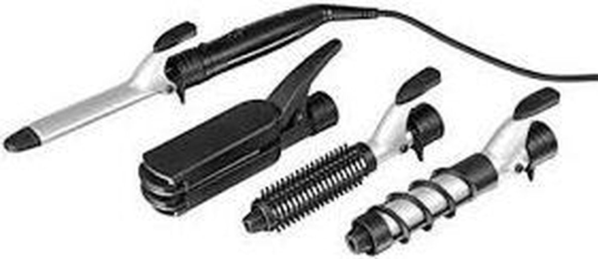 Multi-Hairstyling set - Haarstyling set - Medion - met 4 hulpstukken