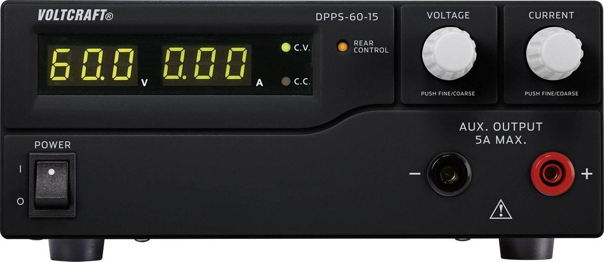 VOLTCRAFT DPPS-60-15 Bench PSU (adjustable voltage) 1 - 60 V DC 0 - 15 A 900 W USB programmable No. of outputs 1 x