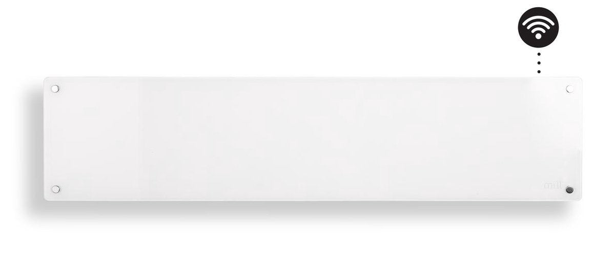 MILL AV800L WIFI- WiFi-geïntegreerde glazen paneelverwarming -800 Watt