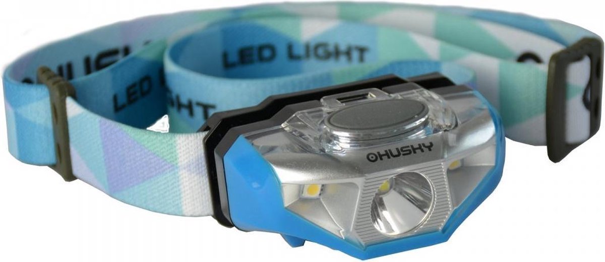 Husky Outdoor hoofdlamp op AA batterij Selma 140 lumen - Blauw