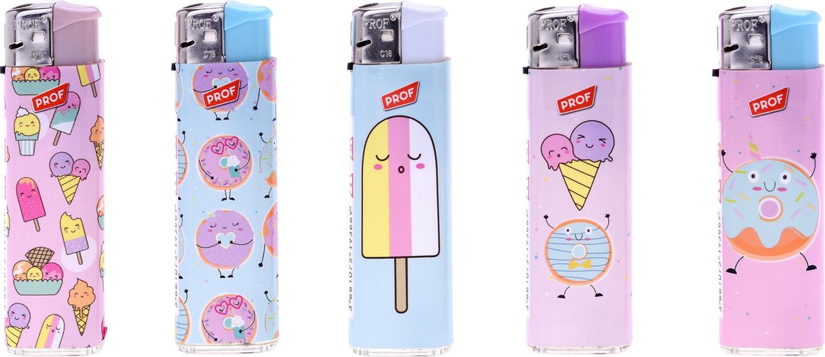 Aanstekers - Lighters - Prof - 50 stuks – HappyFood