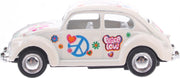 Goki Volkswagen Classical Beetle (1967) Bloemen Wit 6