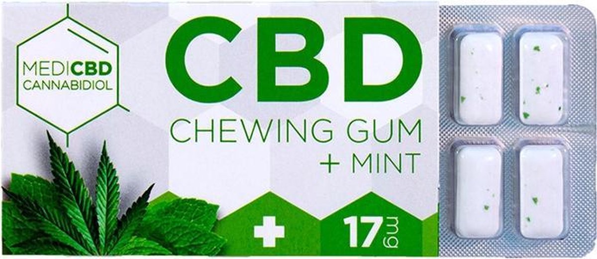 MediCBD+ Chewing gum mint - CBD products -