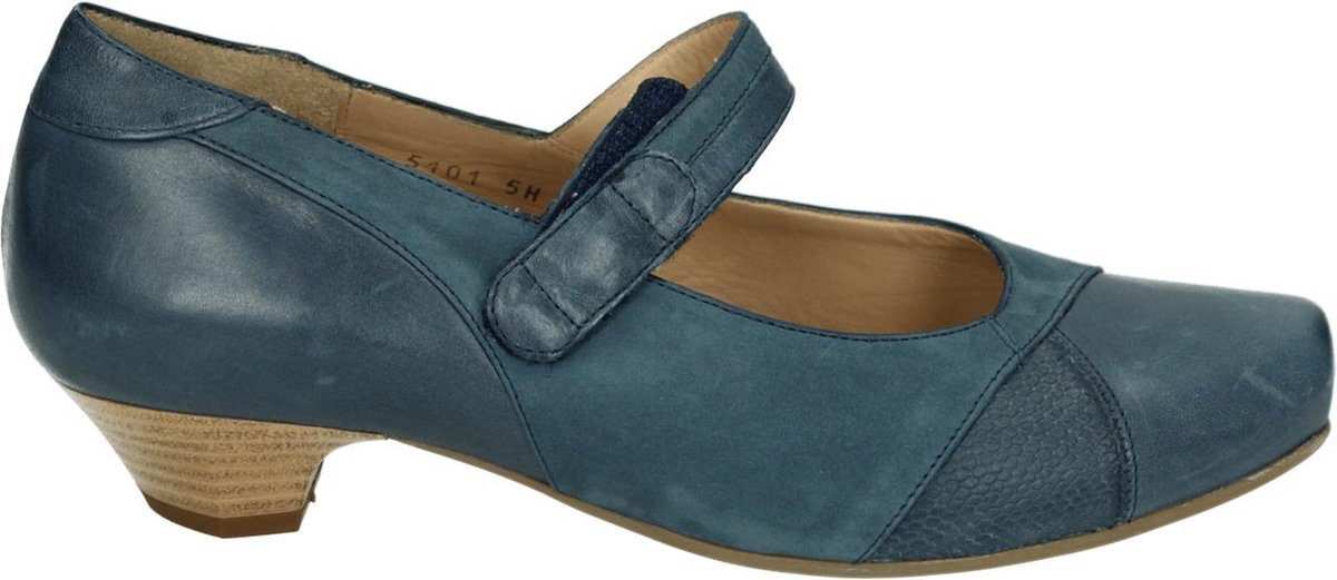 Verhulst 5101 H - Volwassenen Pumps - Kleur: Blauw - Maat: 38.5