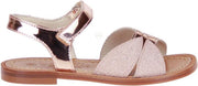 Beberlis Roze Metallic Sandaal