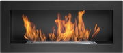 Matzwarte Ethanol Haard 90 x 40 CM Hangend of Inbouw Bioethanolhaarden.com