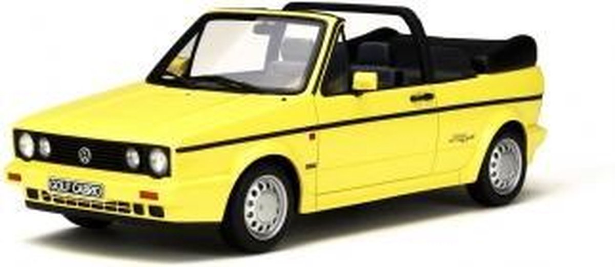 Volkswagen Golf 1 Cabriolet Young Line 1991 Geel 1:18 Limited 2000 pcs. Otto mobile