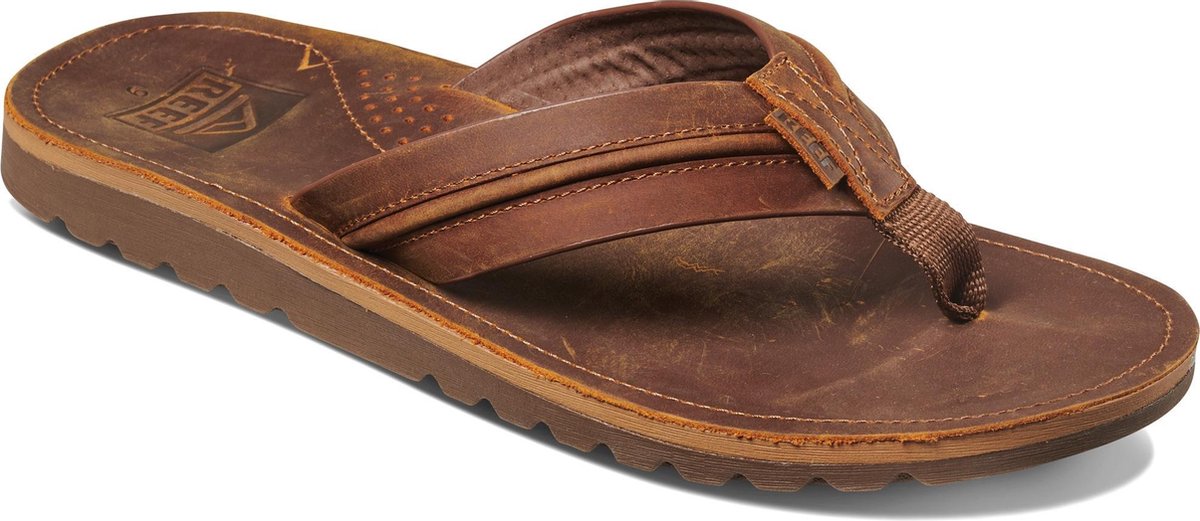 Reef Voyage Lux Teenslippers - Zomer slippers - Heren - Bruin - Maat 37