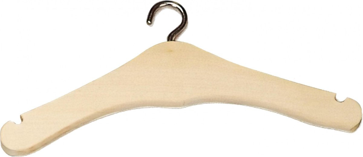 Glückskäfer Poppenkledinghanger 17 Cm Blank/zilver