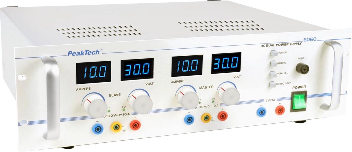 PeakTech 6060 Gereguleerde dubbele voeding