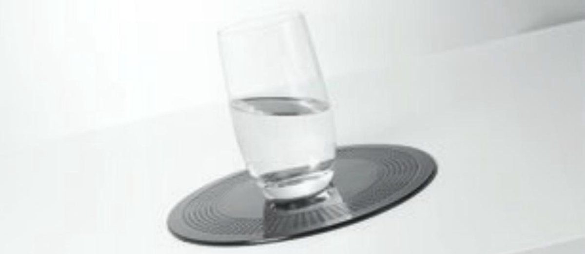 Antislip onderlegger Placemat ø 14 cm zwart