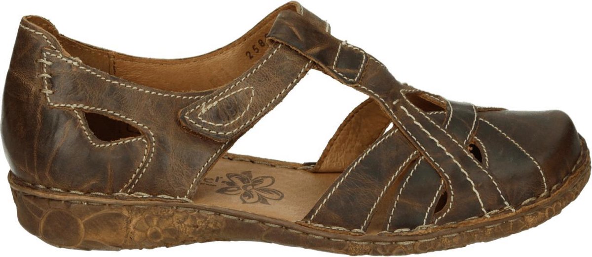 Josef Seibel ROSALIE 29 - Volwassenen Sandalen met hakDames Sandalen - Kleur: Bruin - Maat: 40