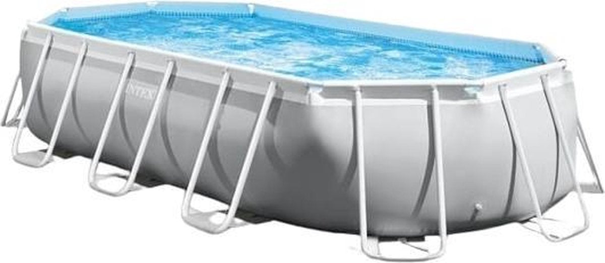 Intex Opzetzwembad Met Pomp 26798gn Prism 610 X 305 Cm Grijs