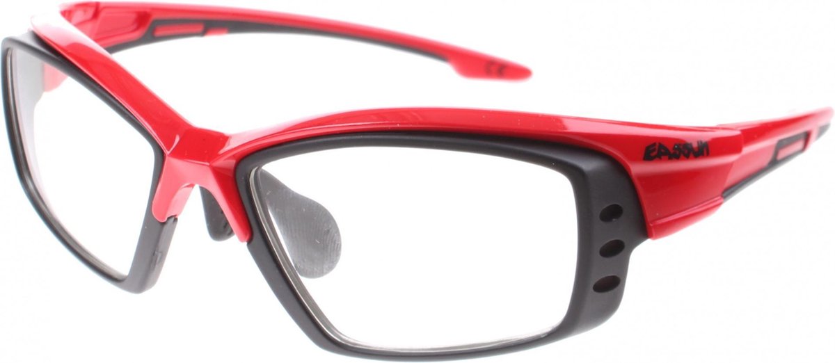 Bril Eassun Pro RX Montura 581 rood / mat zwart