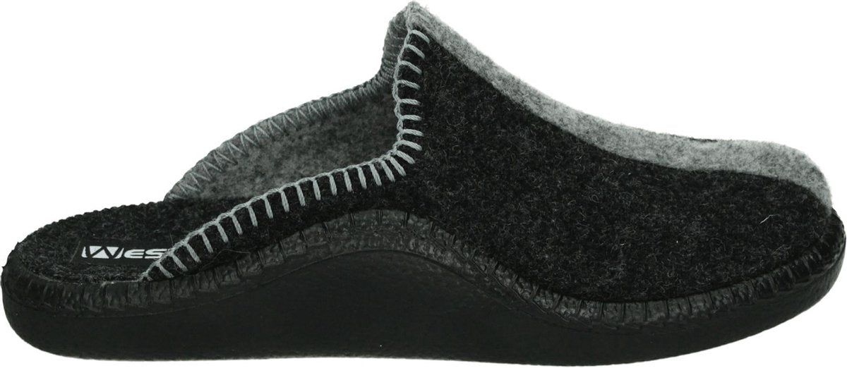 Westland MONACO DAMEN 62 - Volwassenen Dames pantoffels - Kleur: Grijs - Maat: 39