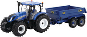 New Holland T6.175 met NC trailer van Britains - schaal 1:32